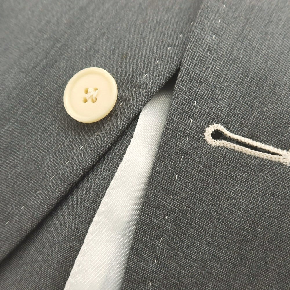 【中古】ユニバーサルランゲージ UNIVERSAL LANGUAGE SUPER110’S ウール 2B テーラードジャケット グレー【 46 】【 状態ランクC 】【 メンズ 】