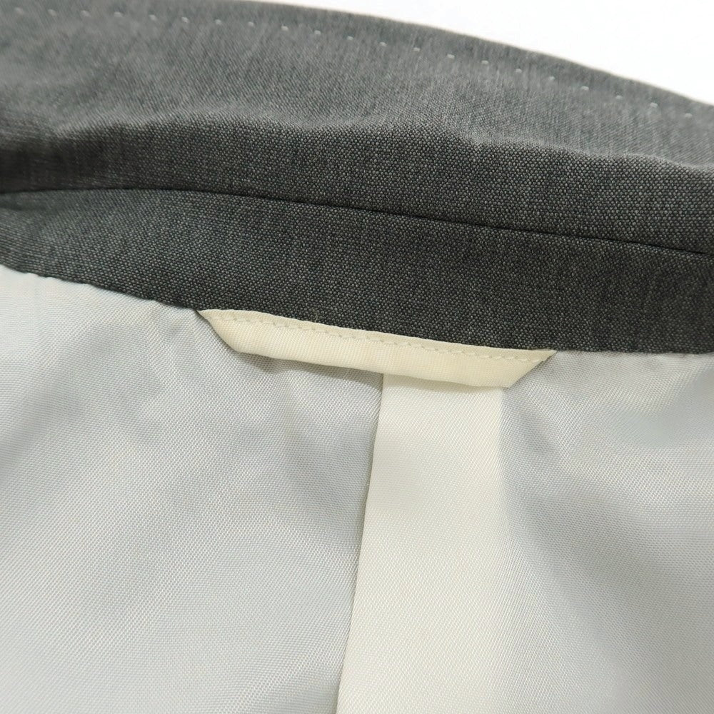 【中古】ユニバーサルランゲージ UNIVERSAL LANGUAGE SUPER110’S ウール 2B テーラードジャケット グレー【 46 】【 状態ランクC 】【 メンズ 】