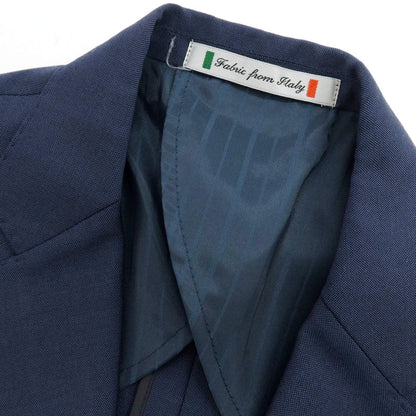 【中古】ミツミネ Mitsumine ウールモヘヤ 2B テーラードジャケット ライトネイビー【 46 】【 状態ランクB 】【 メンズ 】