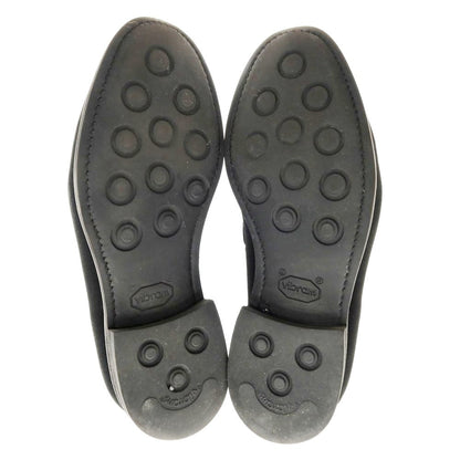 【中古】バーウィック BERWICK スエード タッセルローファー ブラック【 6 1/2 】【 状態ランクB 】【 メンズ 】