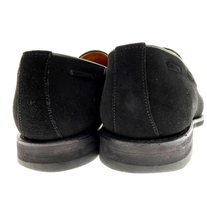 【中古】バーウィック BERWICK スエード タッセルローファー ブラック【 6 1/2 】【 状態ランクB 】【 メンズ 】