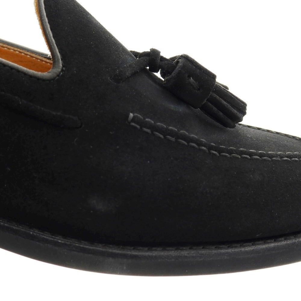 【中古】バーウィック BERWICK スエード タッセルローファー ブラック【 6 1/2 】【 状態ランクB 】【 メンズ 】