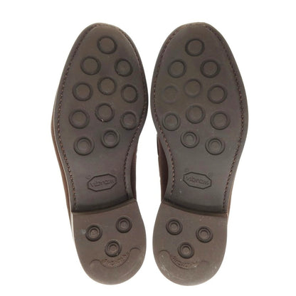 【中古】バーウィック BERWICK スエード タッセルローファー ダークブラウン【 6 1/2 】【 状態ランクB 】【 メンズ 】