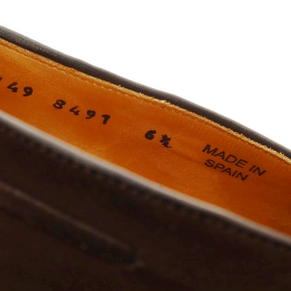 【中古】バーウィック BERWICK スエード タッセルローファー ダークブラウン【 6 1/2 】【 状態ランクB 】【 メンズ 】