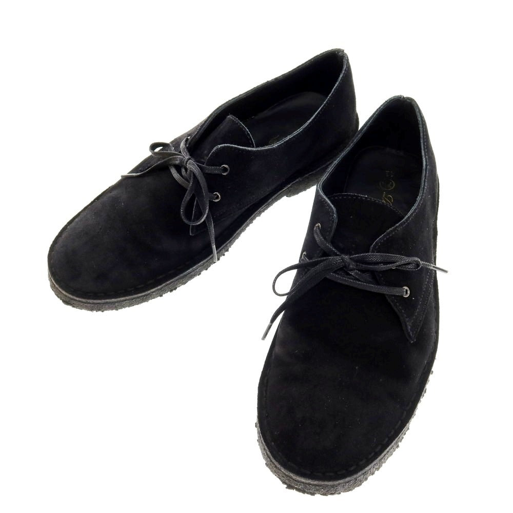 【中古】ロイドフットウェア Lloyd Footwear スエード ショートデザートブーツ ブラック【 7 1/2 】【 状態ランクC 】【 メンズ 】