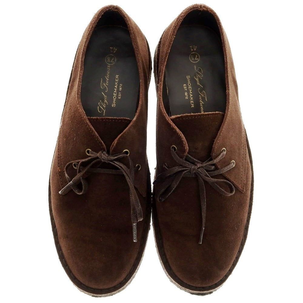【中古】ロイドフットウェア Lloyd Footwear スエード ショートデザートブーツ ダークブラウン【サイズ7 1/2】【 状態ランクC 】【 メンズ 】[CPD]