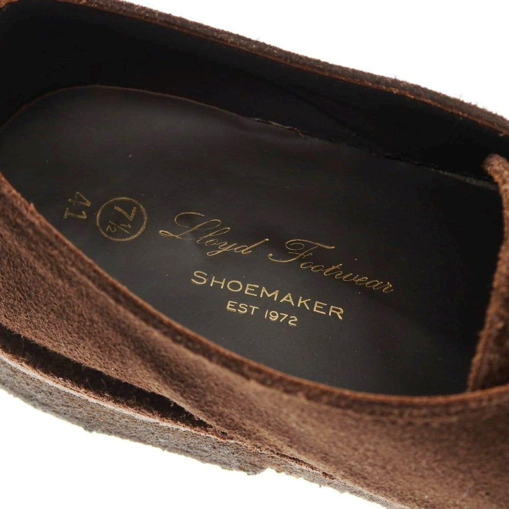 【中古】ロイドフットウェア Lloyd Footwear スエード ショートデザートブーツ ダークブラウン【 7 1/2 】【 状態ランクC 】【 メンズ 】