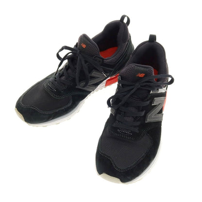 【中古】ニューバランス NEW BALANCE MS574AB スニーカー ブラック【 26.5 】【 状態ランクB 】【 メンズ 】