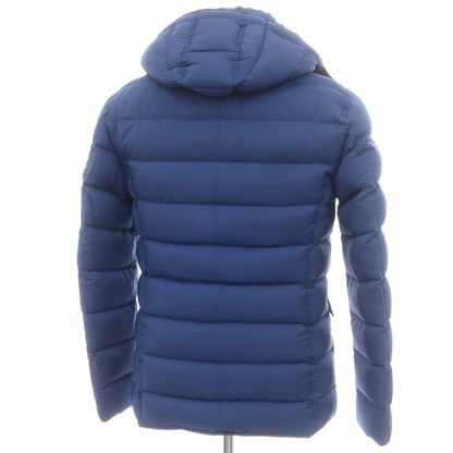 【中古】ヘルノ Herno ナイロン ダウンジャケット ネイビーブルー【 44 】【 状態ランクC 】【 メンズ 】