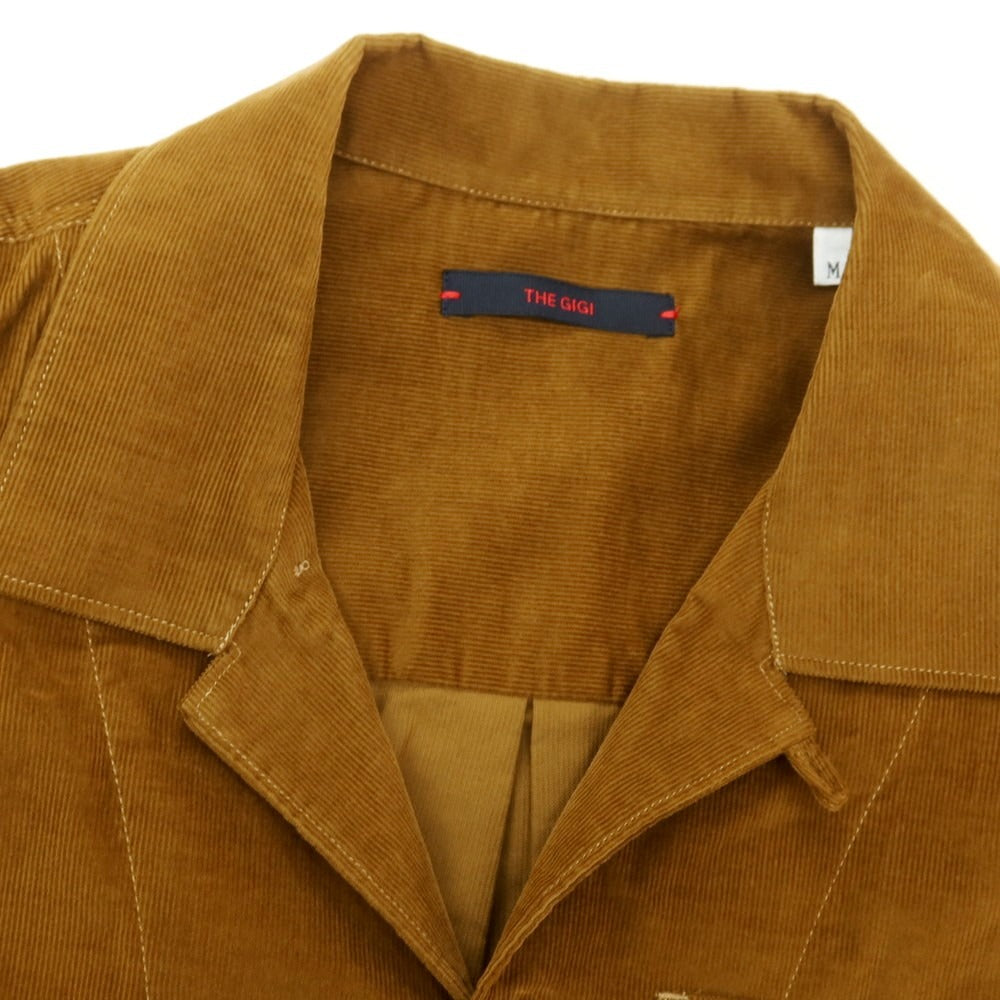 【中古】ザ ジジ THE GIGI コーデュロイ カバーオール ライトブラウン【 サイズM 】【 状態ランクB 】【 メンズ 】[PO20]