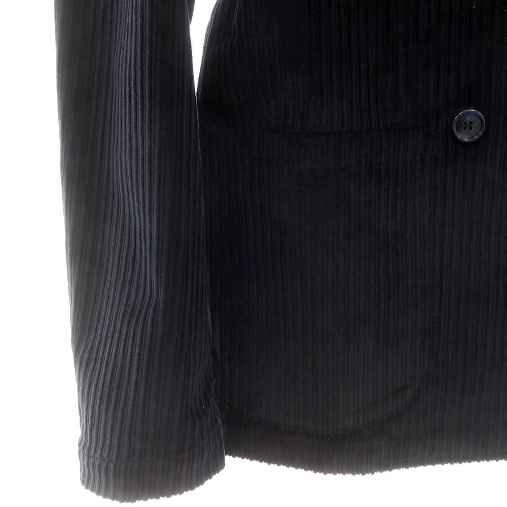 【中古】ジャンネット giannetto コーデュロイ ダブルジャケット ダークネイビー【 46 】【 状態ランクB 】【 メンズ 】