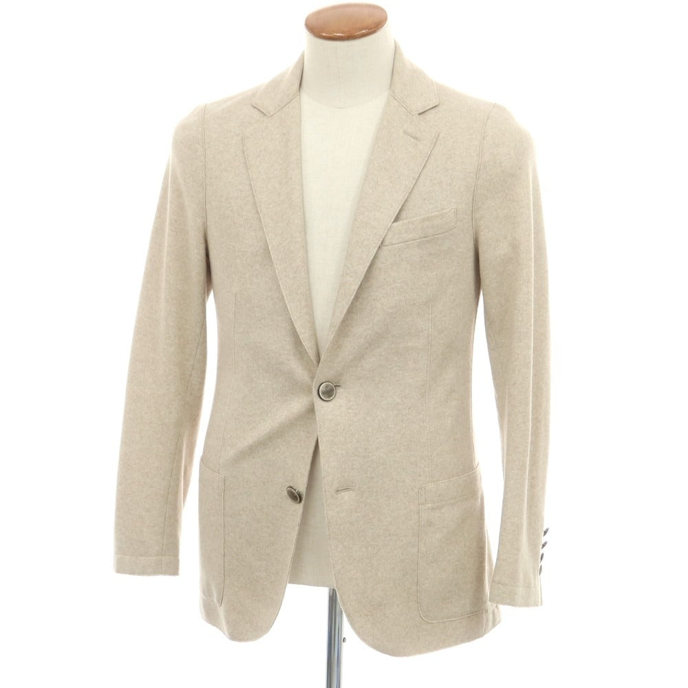 【中古】イレブンティ eleventy ウールジャージー カジュアルジャケット ベージュ【 46 】【 状態ランクB 】【 メンズ 】