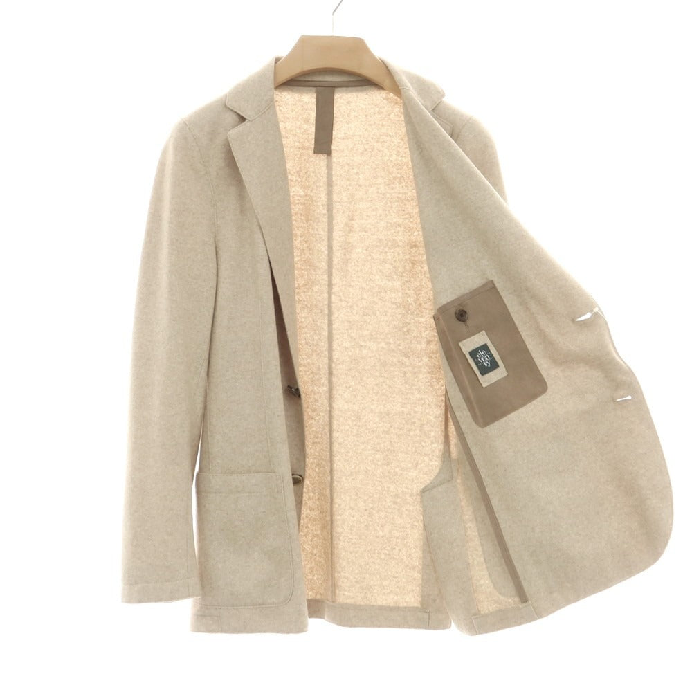 【中古】イレブンティ eleventy ウールジャージー カジュアルジャケット ベージュ【 46 】【 状態ランクB 】【 メンズ 】