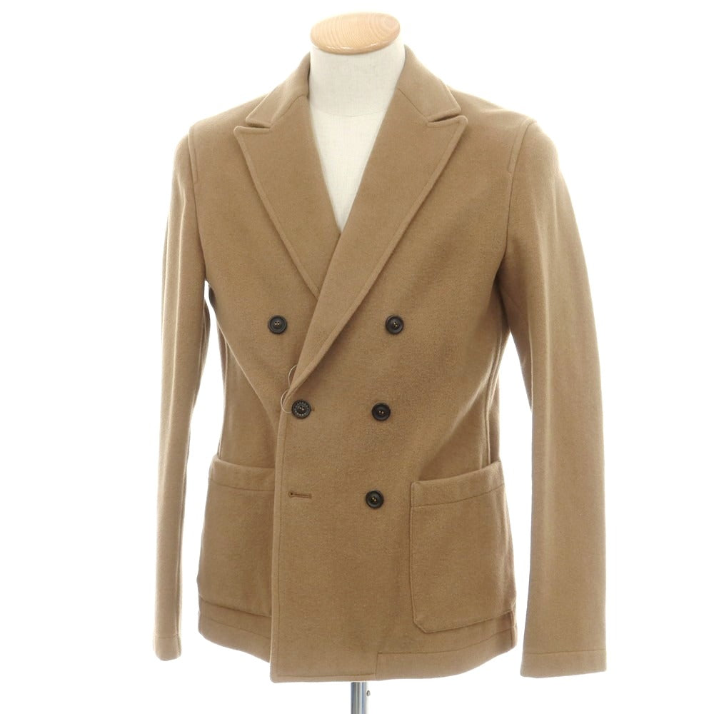 【中古】ティージャケット T-JACKET ウールナイロン ダブルジャケット ダークベージュ【 S 】【 状態ランクC 】【 メンズ 】