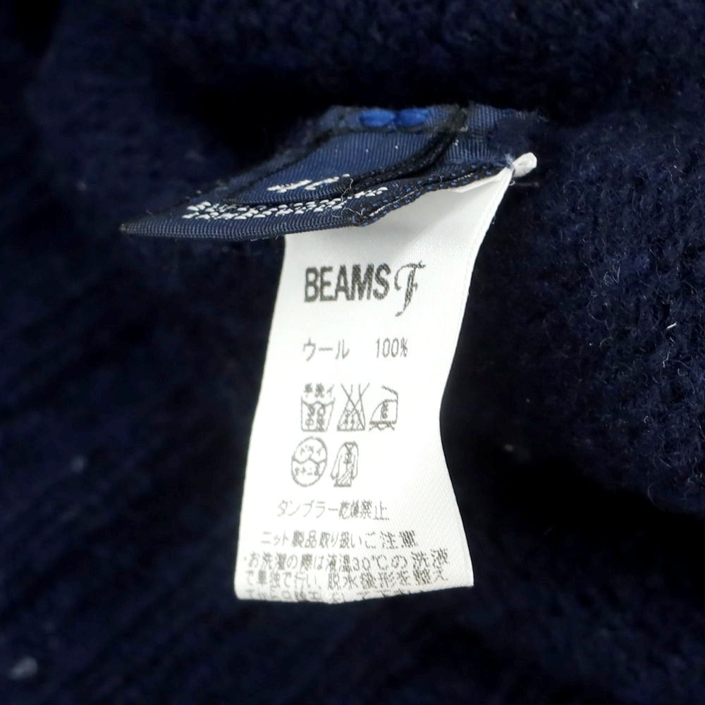 【中古】ドルモア DRUMOHR ウール ショールカラーニット ネイビー【 46 】【 状態ランクD 】【 メンズ 】