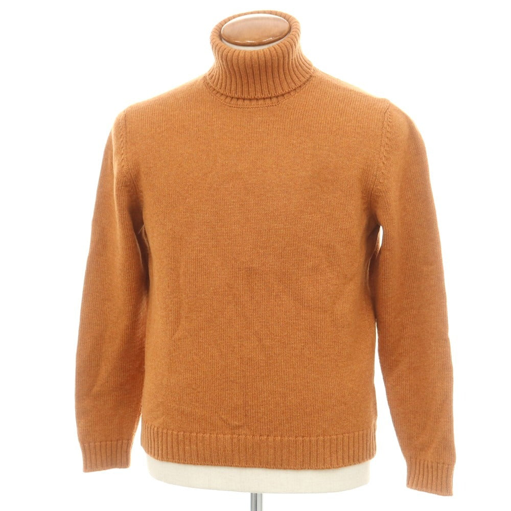 【中古】ザノーネ ZANONE ミドルゲージウール タートルネックニット オレンジ【 48 】【 状態ランクB 】【 メンズ 】