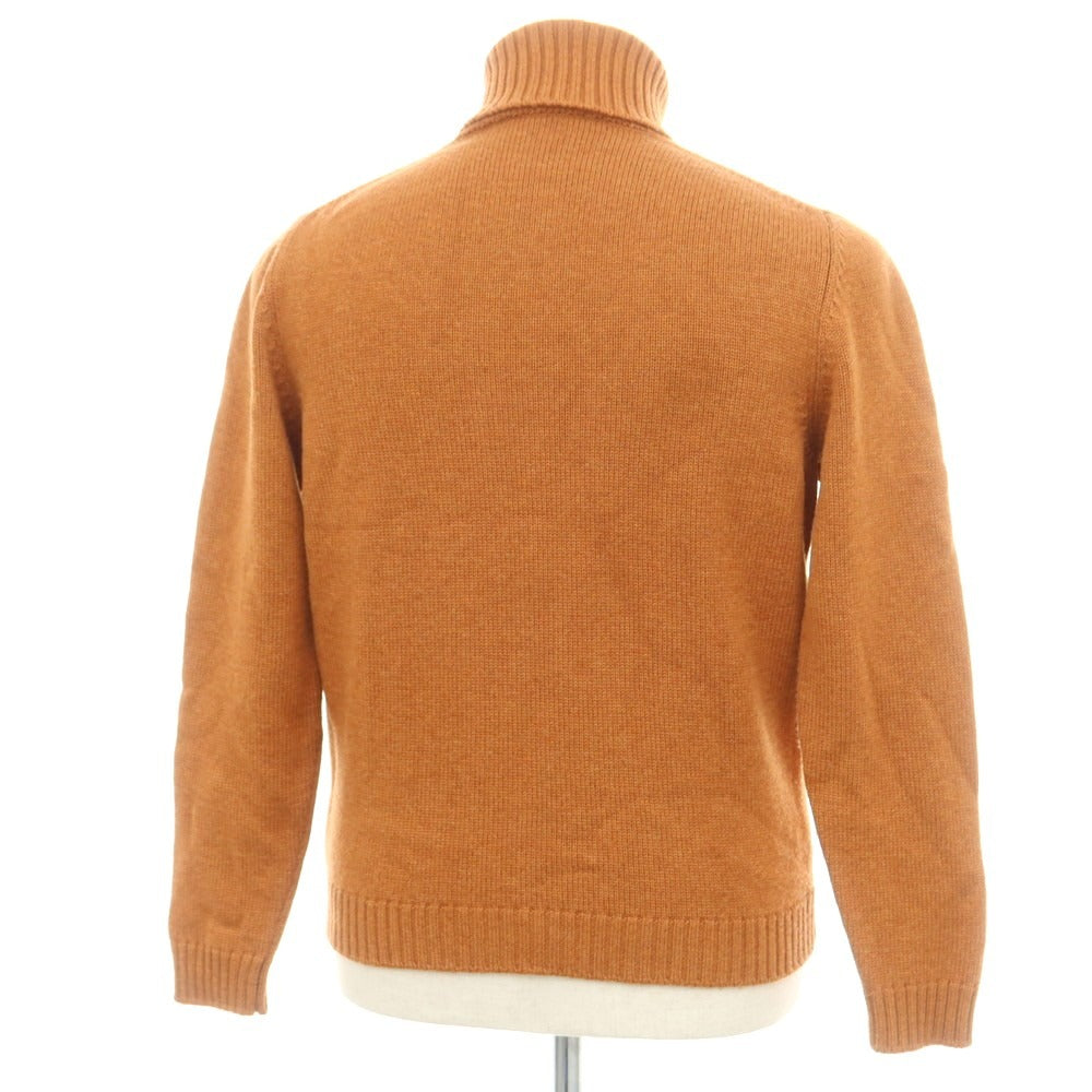 【中古】ザノーネ ZANONE ミドルゲージウール タートルネックニット オレンジ【 48 】【 状態ランクB 】【 メンズ 】
