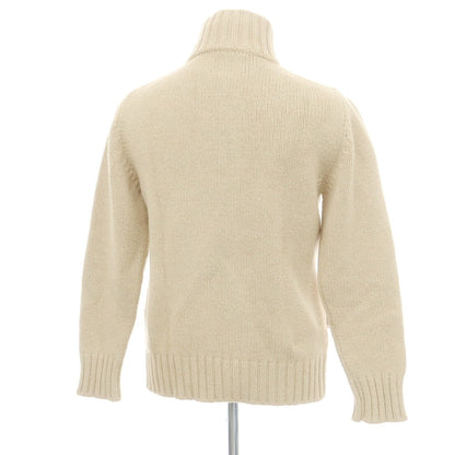 【中古】ヴァルドリオ VALDOGLIO ローゲージウール スタンドカラーカーディガン ベージュ【 44 】【 状態ランクB 】【 メンズ 】