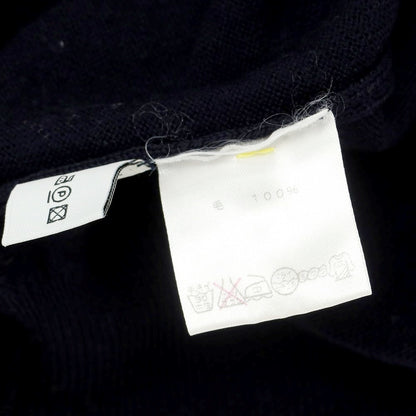 【中古】デラチアーナ Della Ciana ハイゲージウール ジップアップカーディガン ネイビー【 46 】【 状態ランクB 】【 メンズ 】