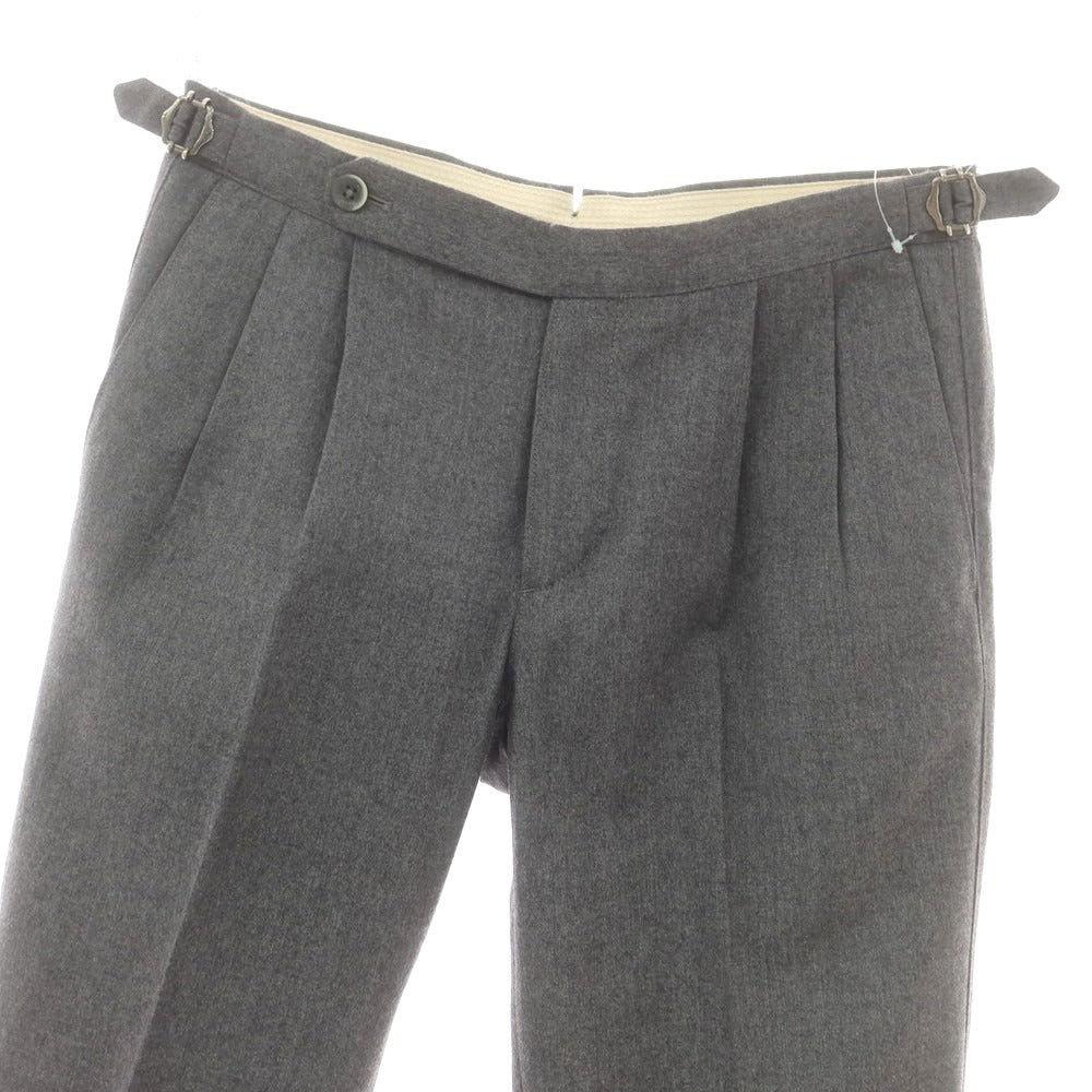 【中古】ジーティーアー G.T.A Herrick ウール ドレススラックスパンツ グレー【 46 】【 状態ランクB 】【 メンズ 】