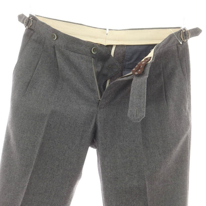 【中古】ジーティーアー G.T.A Herrick ウール ドレススラックスパンツ グレー【 46 】【 状態ランクB 】【 メンズ 】