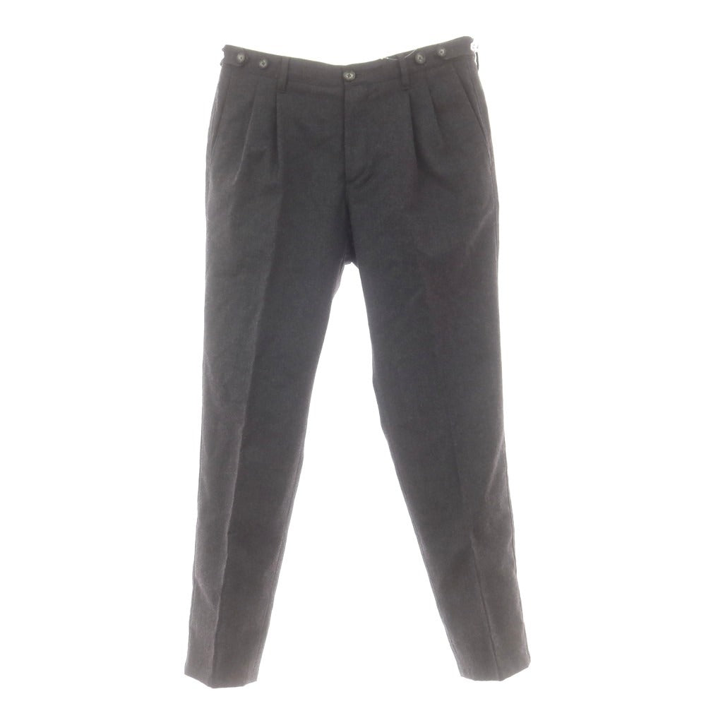 【中古】ジーティーアー G.T.A ウール ドレススラックスパンツ ダークグレー【 46 】【 状態ランクB 】【 メンズ 】