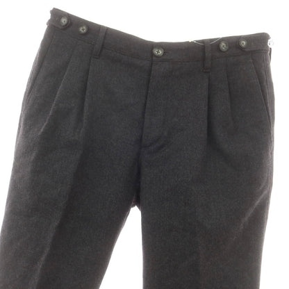【中古】ジーティーアー G.T.A ウール ドレススラックスパンツ ダークグレー【 46 】【 状態ランクB 】【 メンズ 】