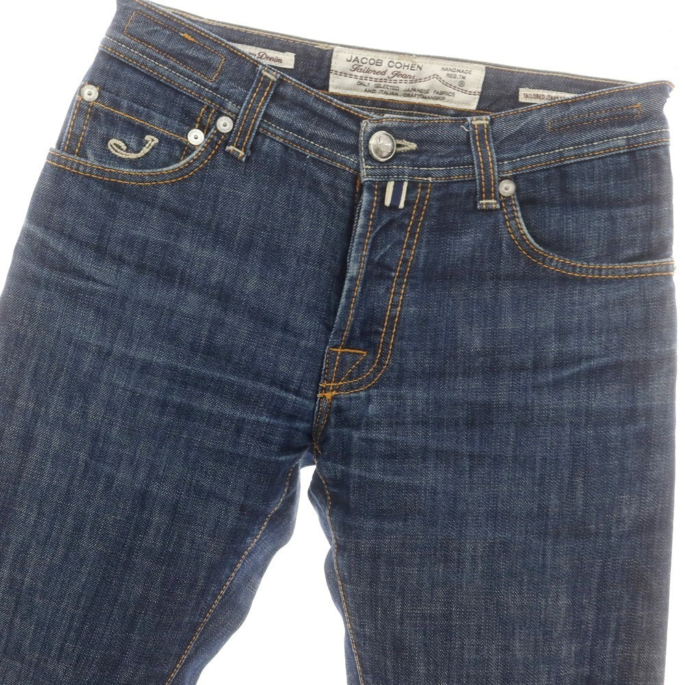 【中古】ヤコブコーエン JACOB COHEN J622 コットン ジーンズ デニムパンツ ネイビー【 31 】【 状態ランクC 】【 メンズ 】