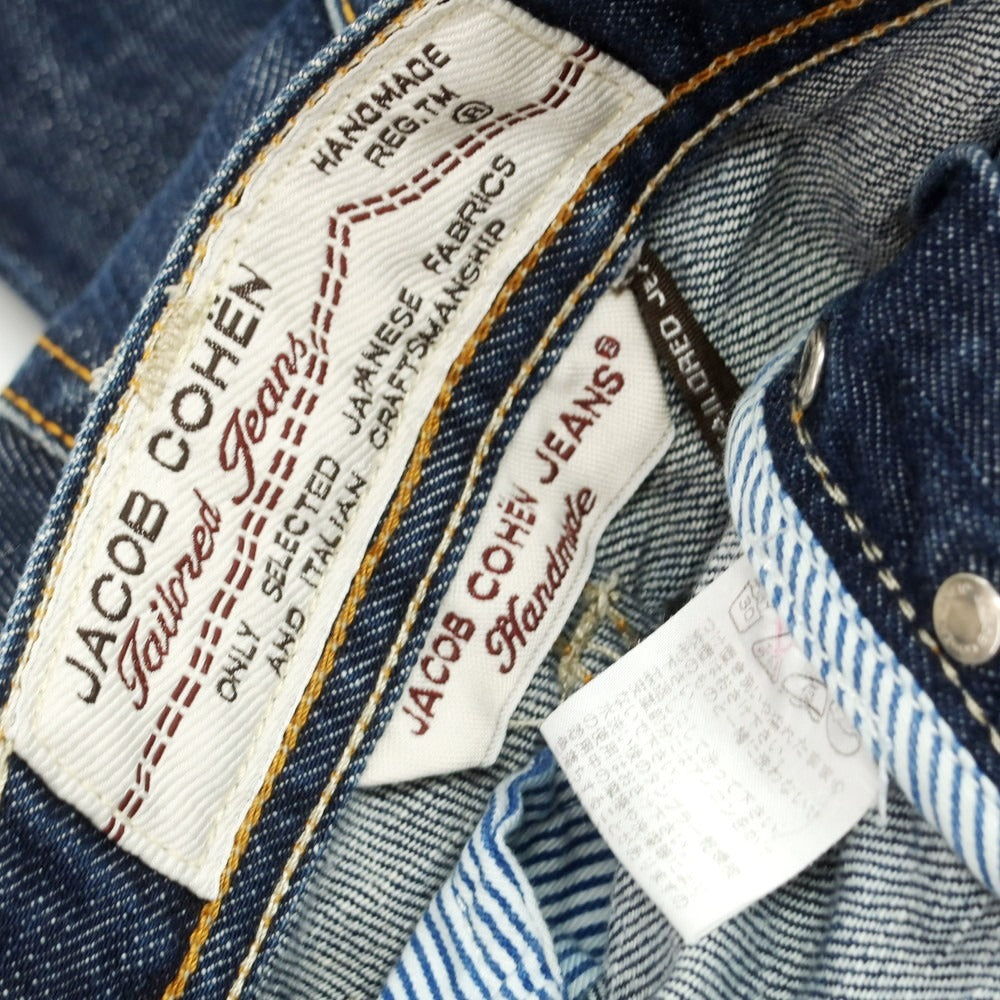 【中古】ヤコブコーエン JACOB COHEN J622 コットン ジーンズ デニムパンツ ネイビー【 31 】【 状態ランクC 】【 メンズ 】