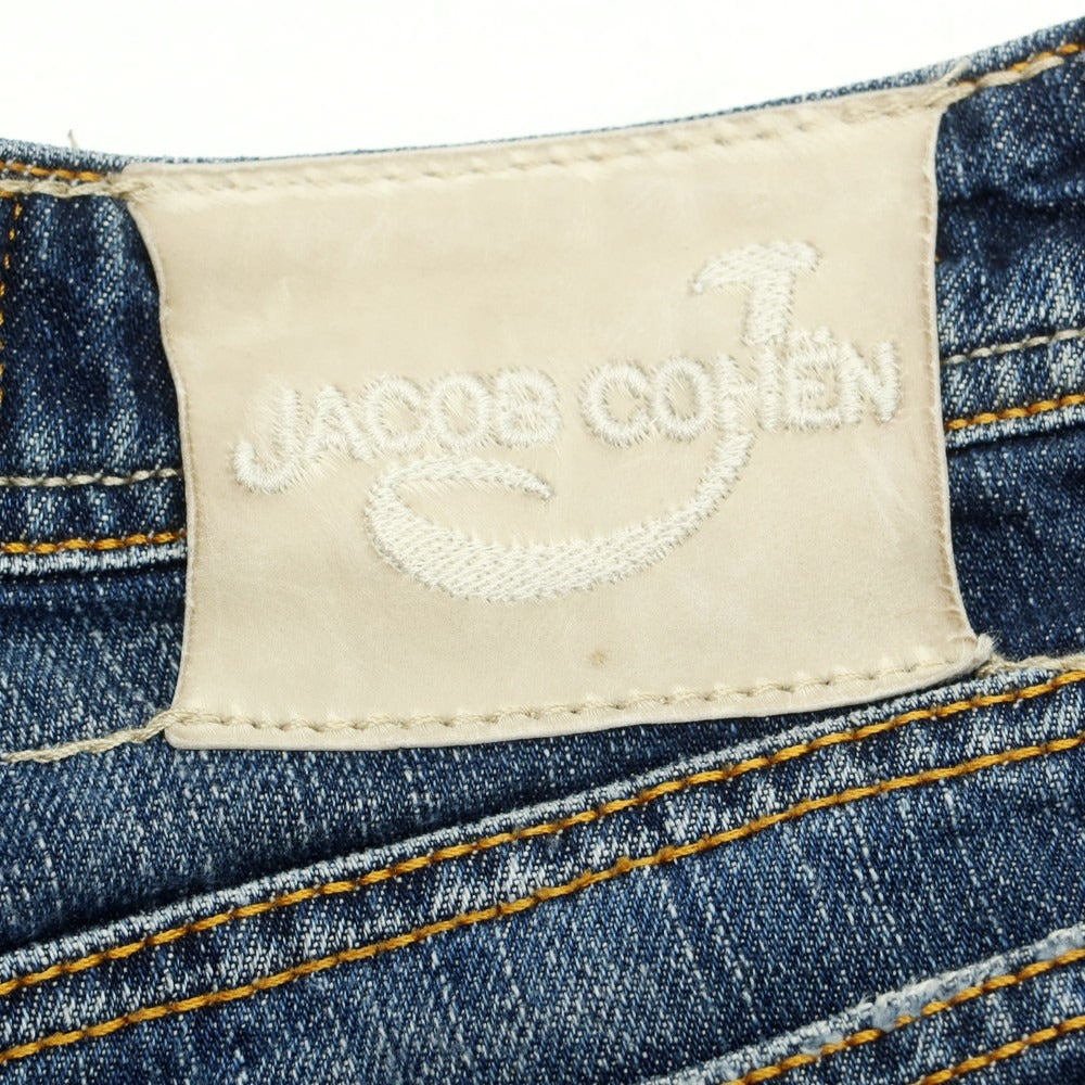 【中古】ヤコブコーエン JACOB COHEN J688 コットン ジーンズ デニムパンツ ネイビー【 31 】【 状態ランクC 】【 メンズ 】