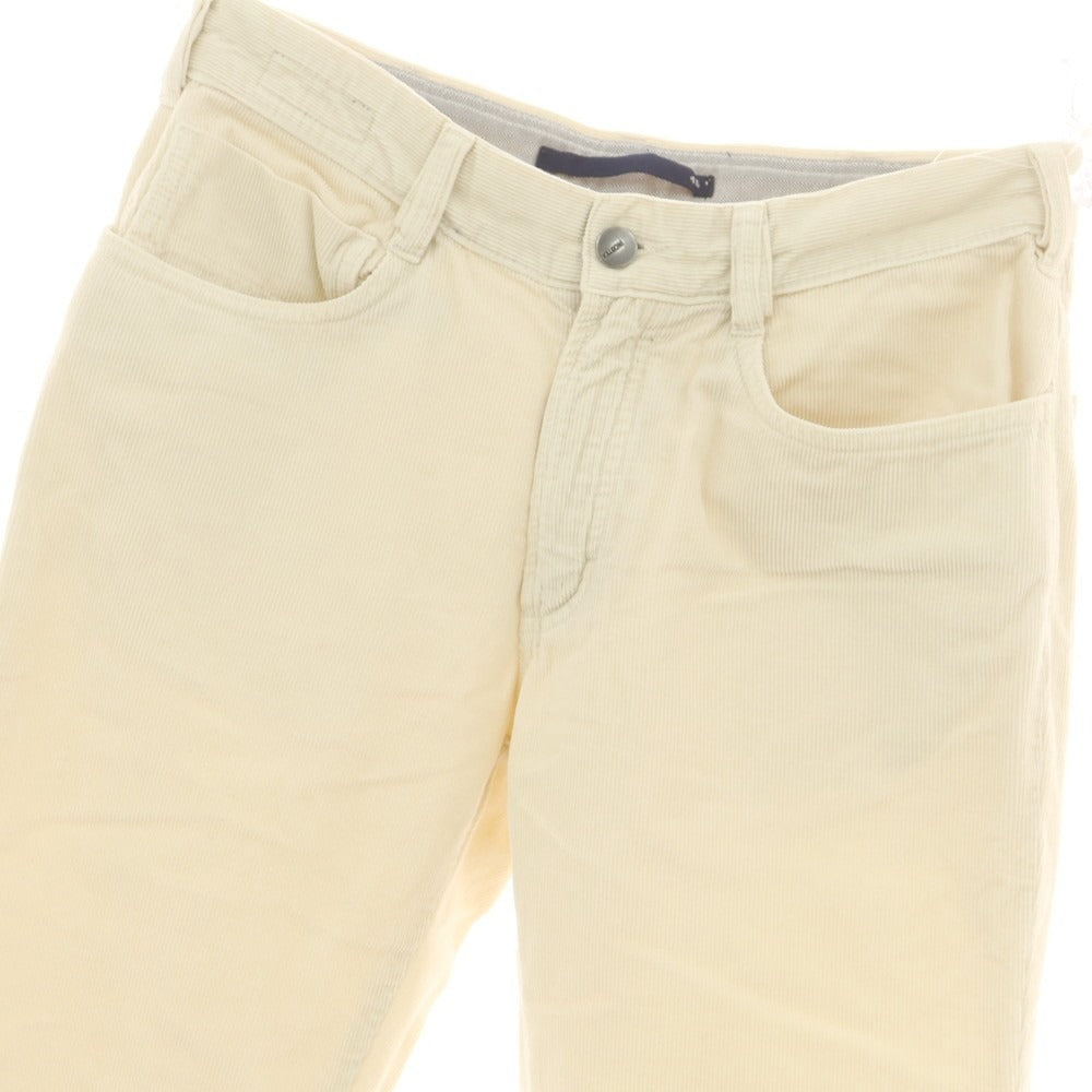 【中古】インコテックス INCOTEX コットン コーデュロイパンツ アイボリー【 46 】【 状態ランクC 】【 メンズ 】