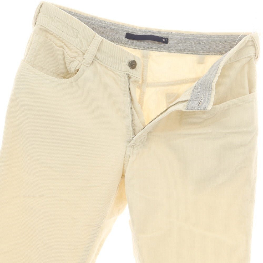 【中古】インコテックス INCOTEX コットン コーデュロイパンツ アイボリー【 46 】【 状態ランクC 】【 メンズ 】