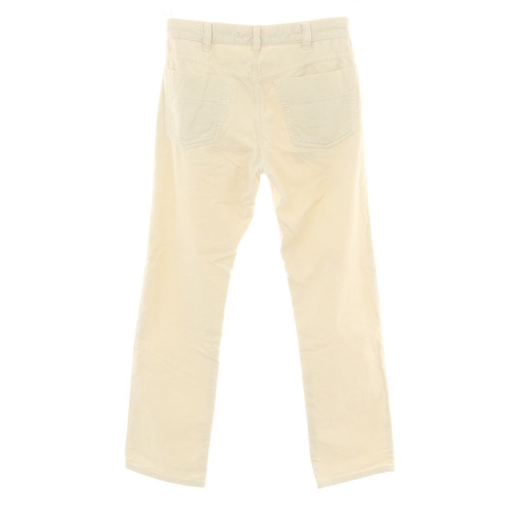 【中古】インコテックス INCOTEX コットン コーデュロイパンツ アイボリー【 46 】【 状態ランクC 】【 メンズ 】