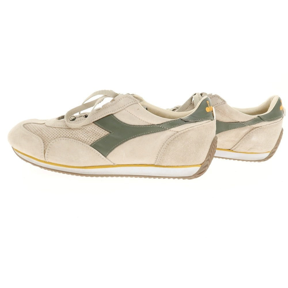【中古】ディアドラ Diadora ヘリテージ ヌバック スニーカー ベージュ【 26.5 】【 状態ランクB 】【 メンズ 】