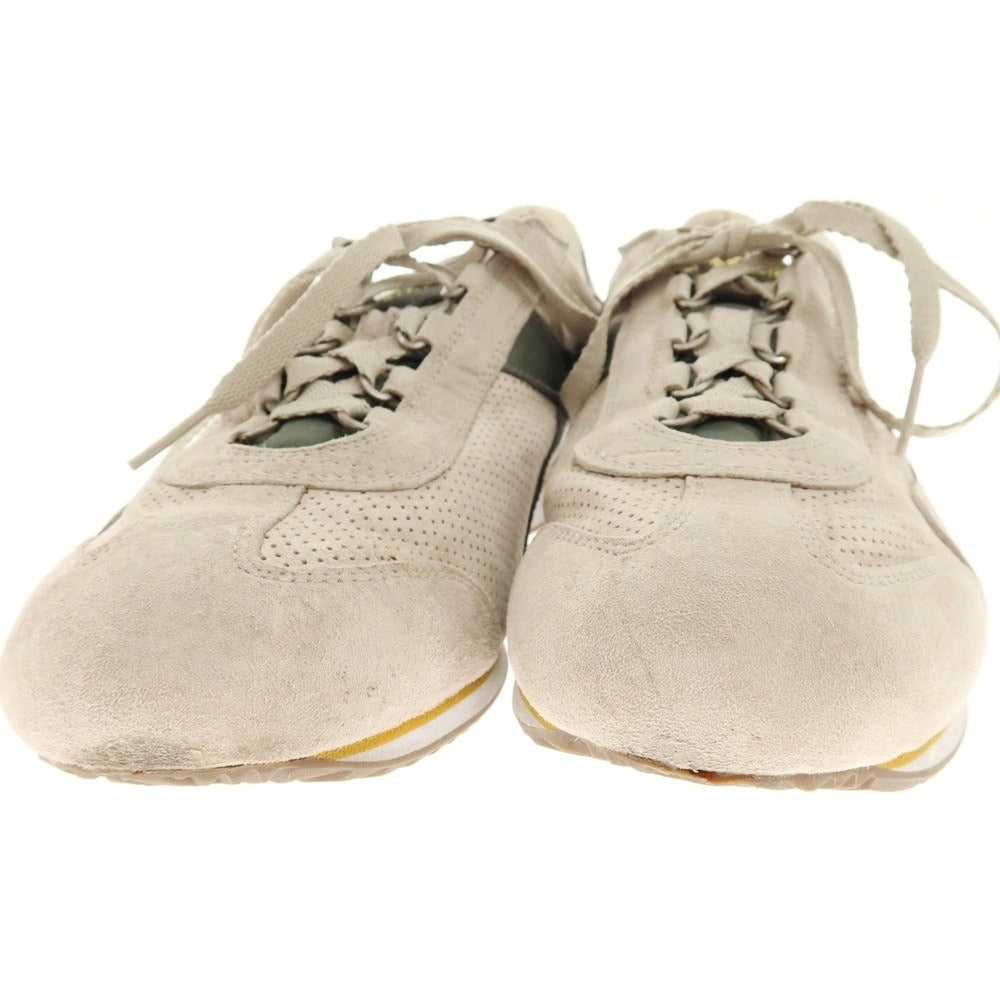 【中古】ディアドラ Diadora ヘリテージ ヌバック スニーカー ベージュ【 26.5 】【 状態ランクB 】【 メンズ 】
