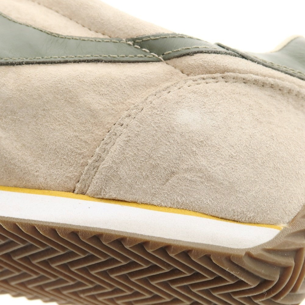 【中古】ディアドラ Diadora ヘリテージ ヌバック スニーカー ベージュ【 26.5 】【 状態ランクB 】【 メンズ 】
