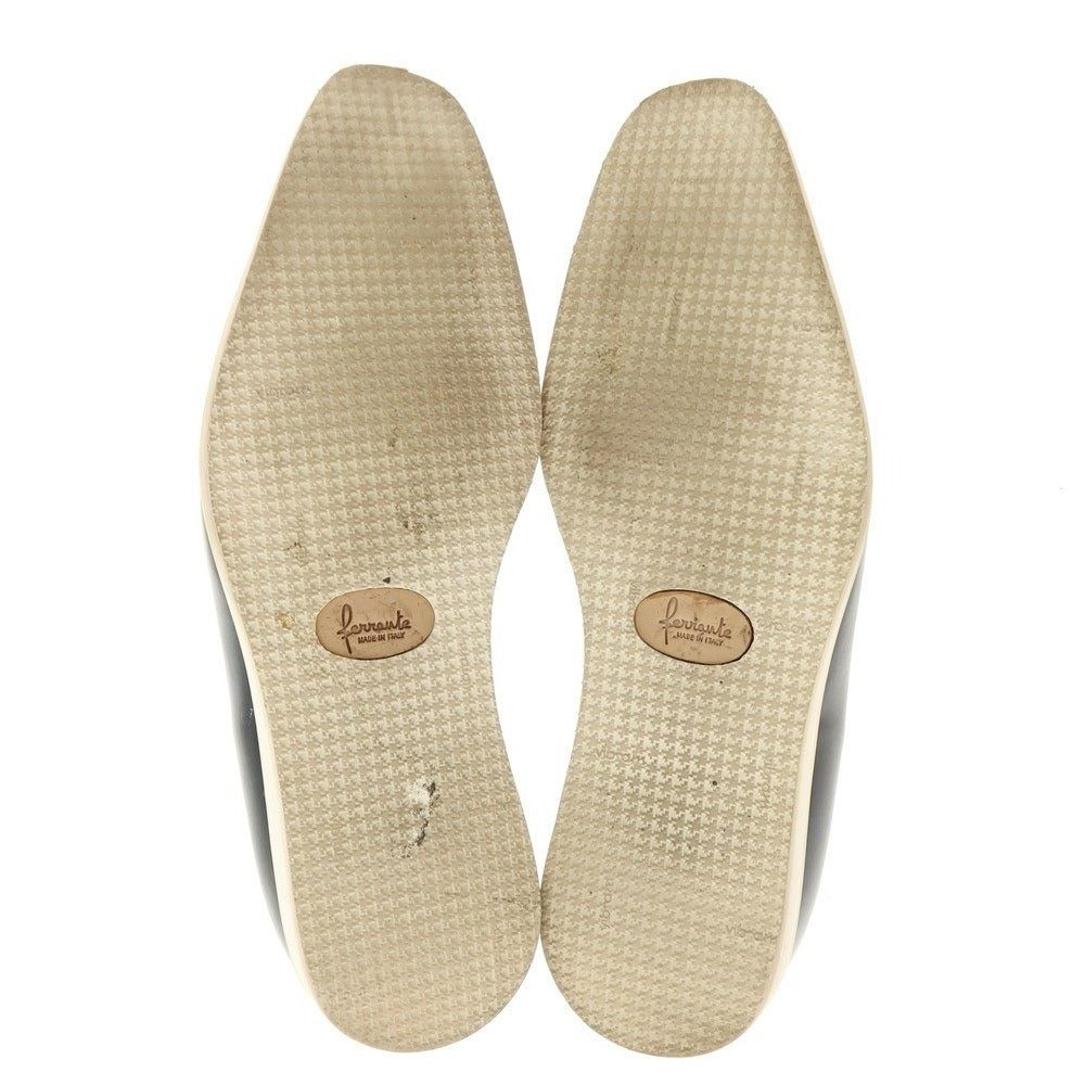 【中古】フェランテ FERRANTE ヴァンプローファー ネイビー【 サイズ7 1/2 】【 状態ランクC 】【 メンズ 】 [BPD]