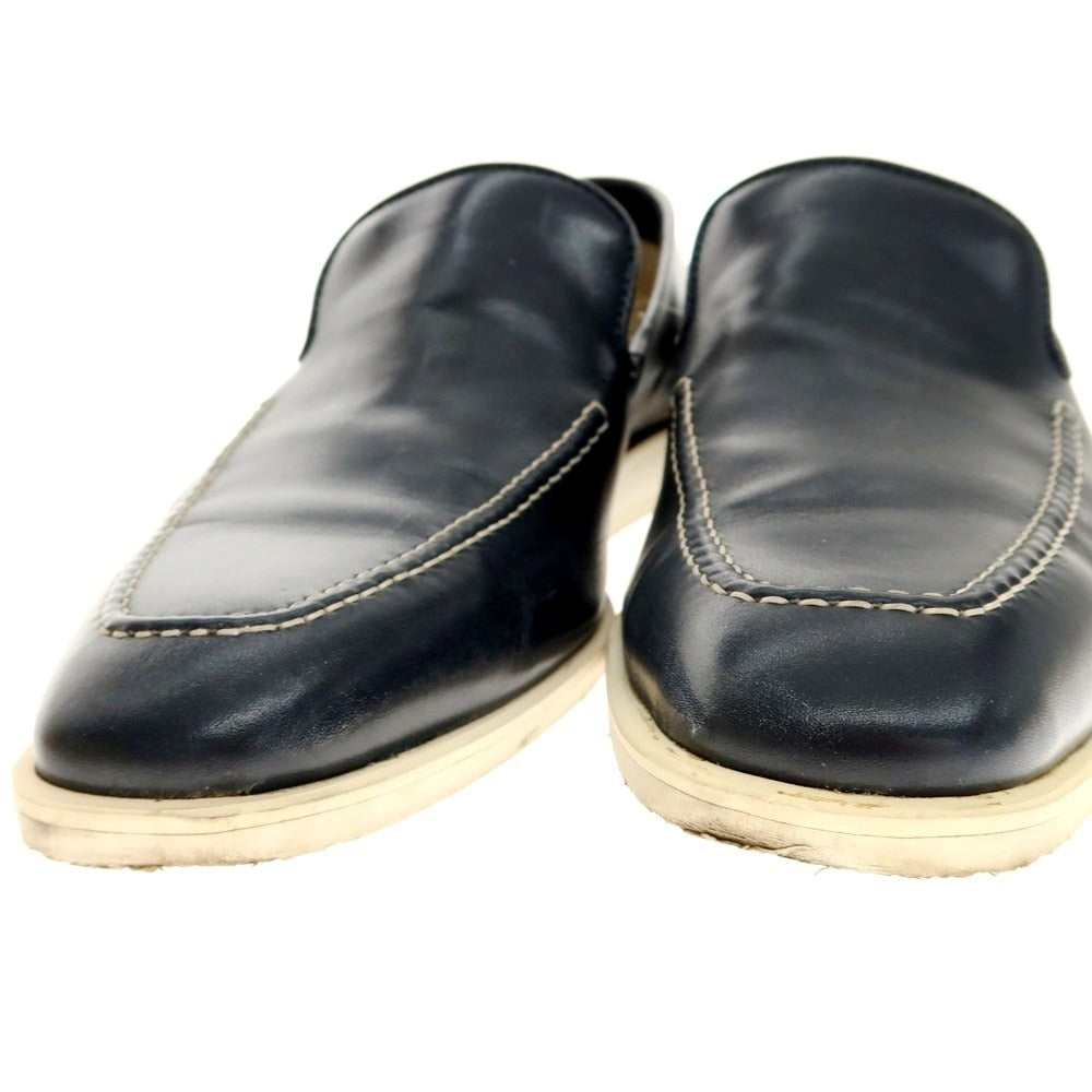 【中古】フェランテ FERRANTE ヴァンプローファー ネイビー【 サイズ7 1/2 】【 状態ランクC 】【 メンズ 】 [BPD]