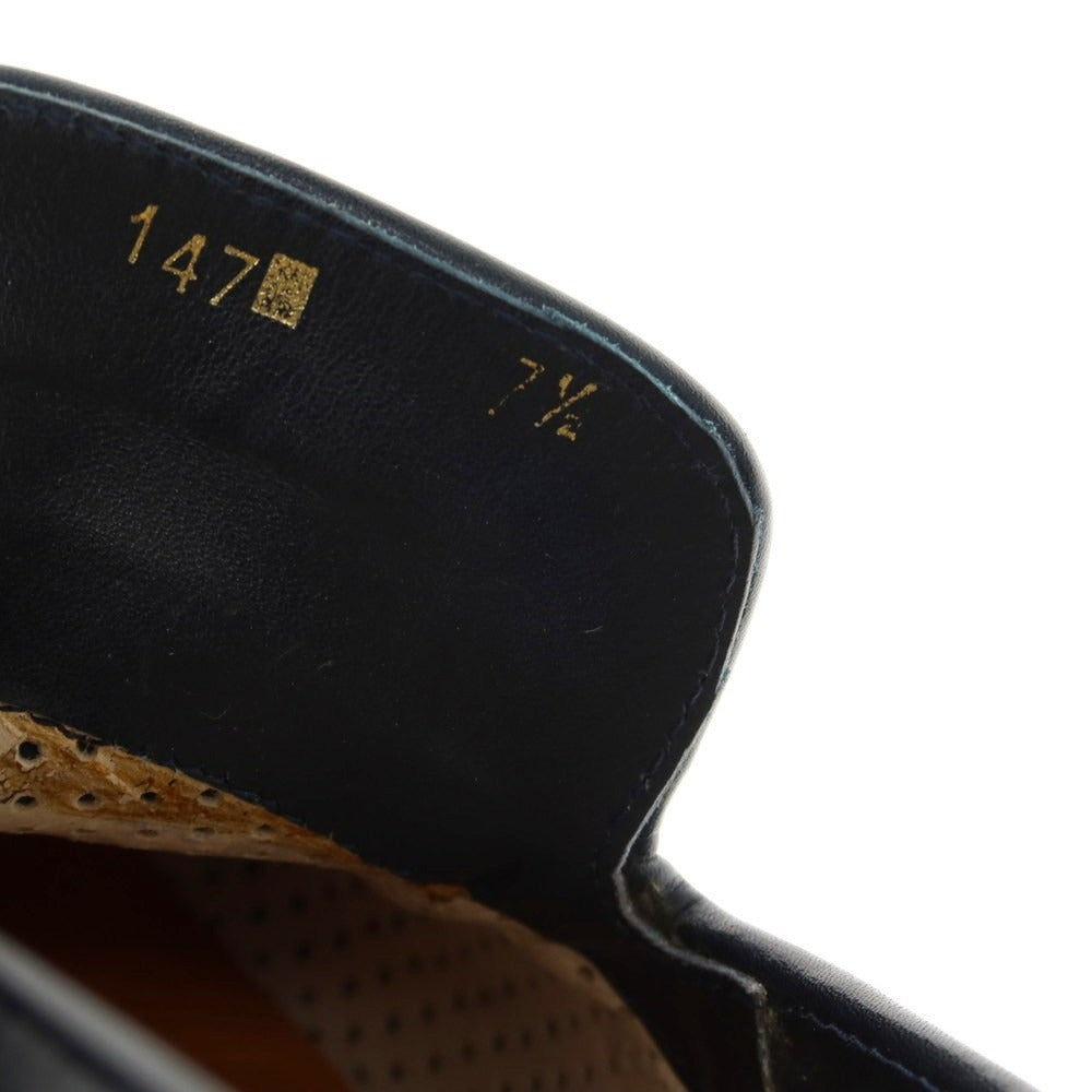 【中古】フェランテ FERRANTE ヴァンプローファー ネイビー【 サイズ7 1/2 】【 状態ランクC 】【 メンズ 】 [BPD]
