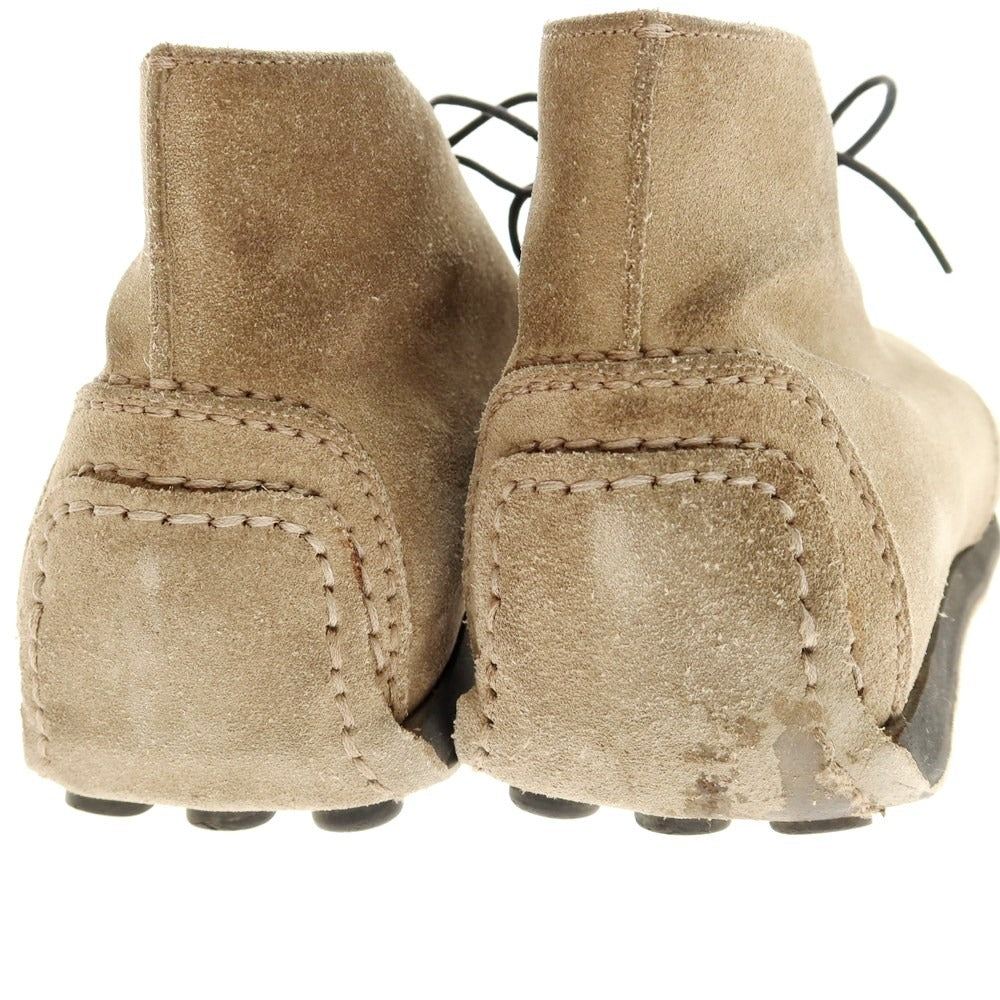【中古】カーシュー CAR SHOE スエード ドライビングブーツ ベージュ【サイズ7 1/2】【 状態ランクC 】【 メンズ 】[CPD]