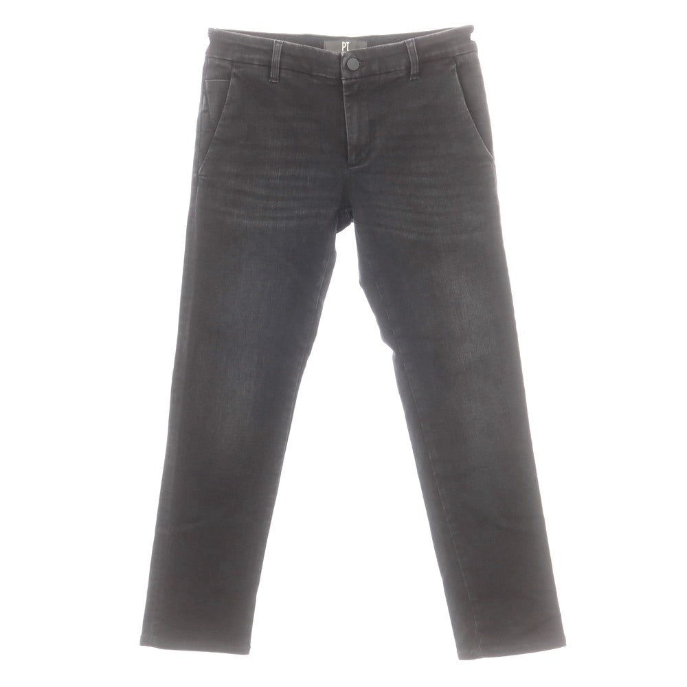 【中古】ピーティートリノ デニム PT TORINO DENIM ストレッチ コットンレーヨンポリエステル デニムパンツ ブラック【 28 】【 状態ランクB 】【 メンズ 】