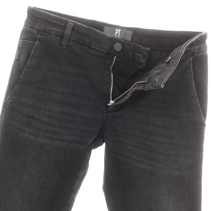 【中古】ピーティートリノ デニム PT TORINO DENIM ストレッチ コットンレーヨンポリエステル デニムパンツ ブラック【 28 】【 状態ランクB 】【 メンズ 】