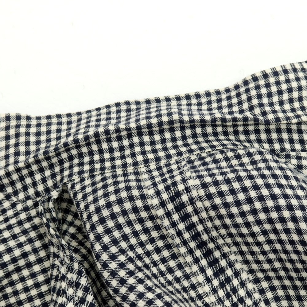 【中古】トレンタオット TRENTA OTTO リネン ギンガムチェック 3B カジュアルジャケット ブラックxホワイト【サイズ44】【 状態ランクC 】【 メンズ 】