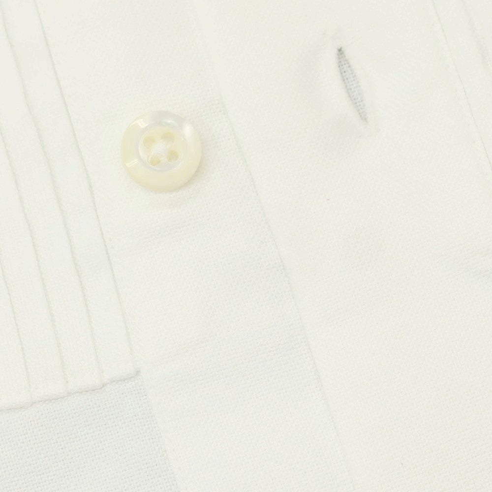 【中古】ボルゾネッラ BOLZONELLA コットン ブザム レギュラーカラー カジュアルシャツ ホワイト【 37 】【 状態ランクB 】【 メンズ 】