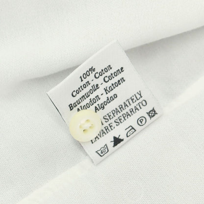 【中古】ボルゾネッラ BOLZONELLA コットン ブザム レギュラーカラー カジュアルシャツ ホワイト【 37 】【 状態ランクB 】【 メンズ 】