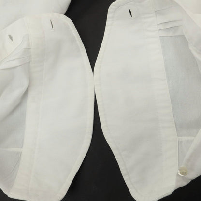 【中古】ボルゾネッラ BOLZONELLA コットン ブザム レギュラーカラー カジュアルシャツ ホワイト【 37 】【 状態ランクB 】【 メンズ 】