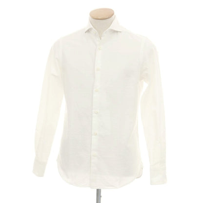 【中古】ギローバー GUY ROVER コットン カッタウェイ ドレスシャツ ホワイト【 37 】【 状態ランクC 】【 メンズ 】