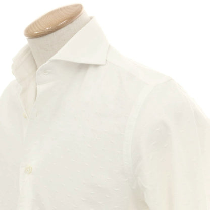 【中古】ギローバー GUY ROVER コットン カッタウェイ ドレスシャツ ホワイト【 37 】【 状態ランクC 】【 メンズ 】