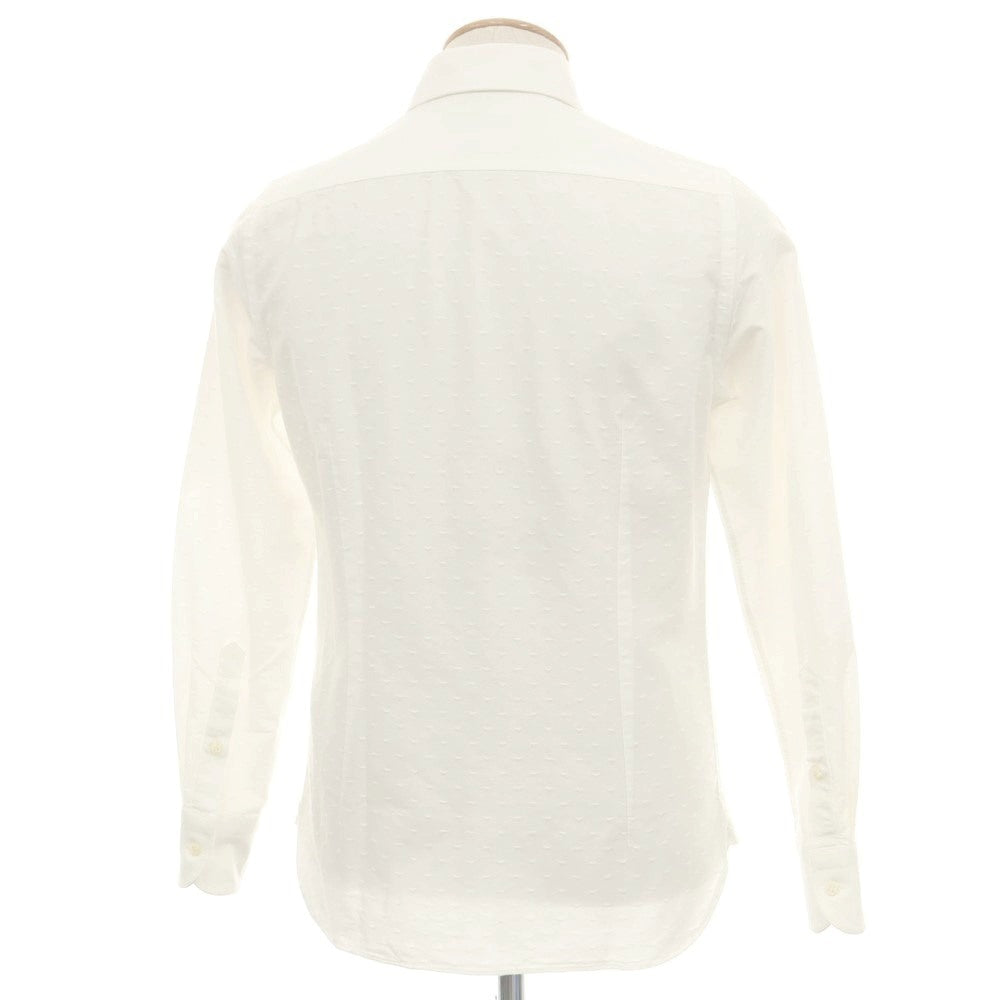 【中古】ギローバー GUY ROVER コットン カッタウェイ ドレスシャツ ホワイト【 37 】【 状態ランクC 】【 メンズ 】