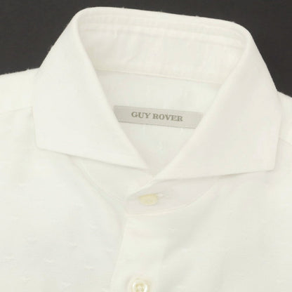 【中古】ギローバー GUY ROVER コットン カッタウェイ ドレスシャツ ホワイト【 37 】【 状態ランクC 】【 メンズ 】